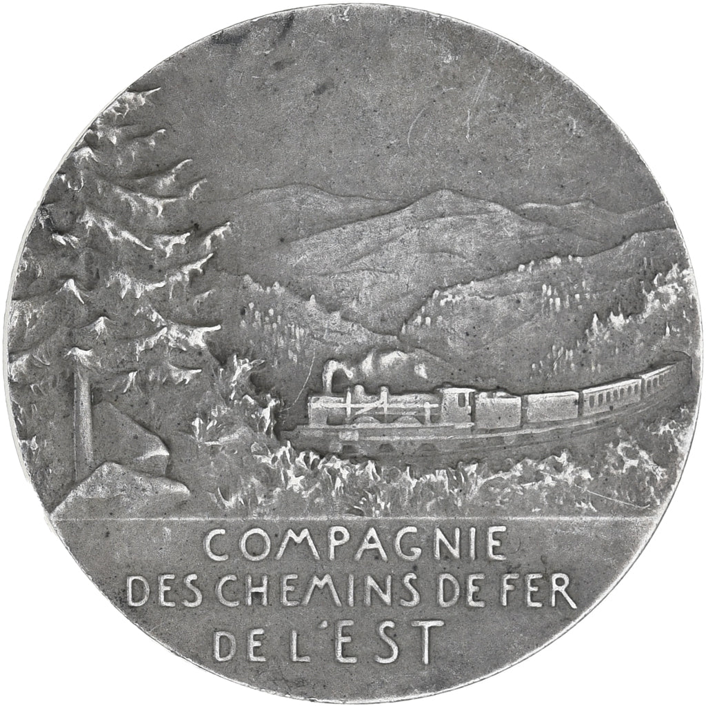 France, Medal, Chemins de fers de l'est, Business & industry, Vernon, AU(50-53)