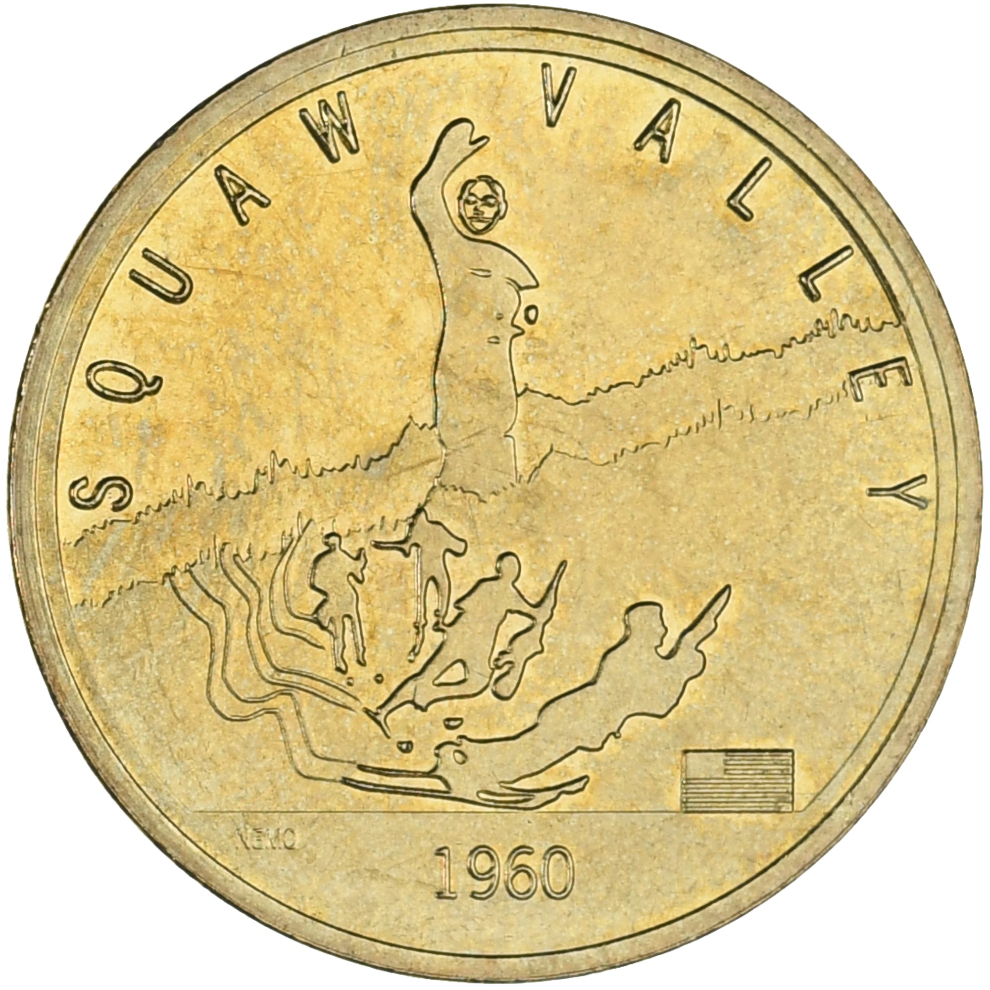 Frankreich, Medaille, XVIème Jeux Olympiques d'Hiver d'Albertville, 1992, Squaw