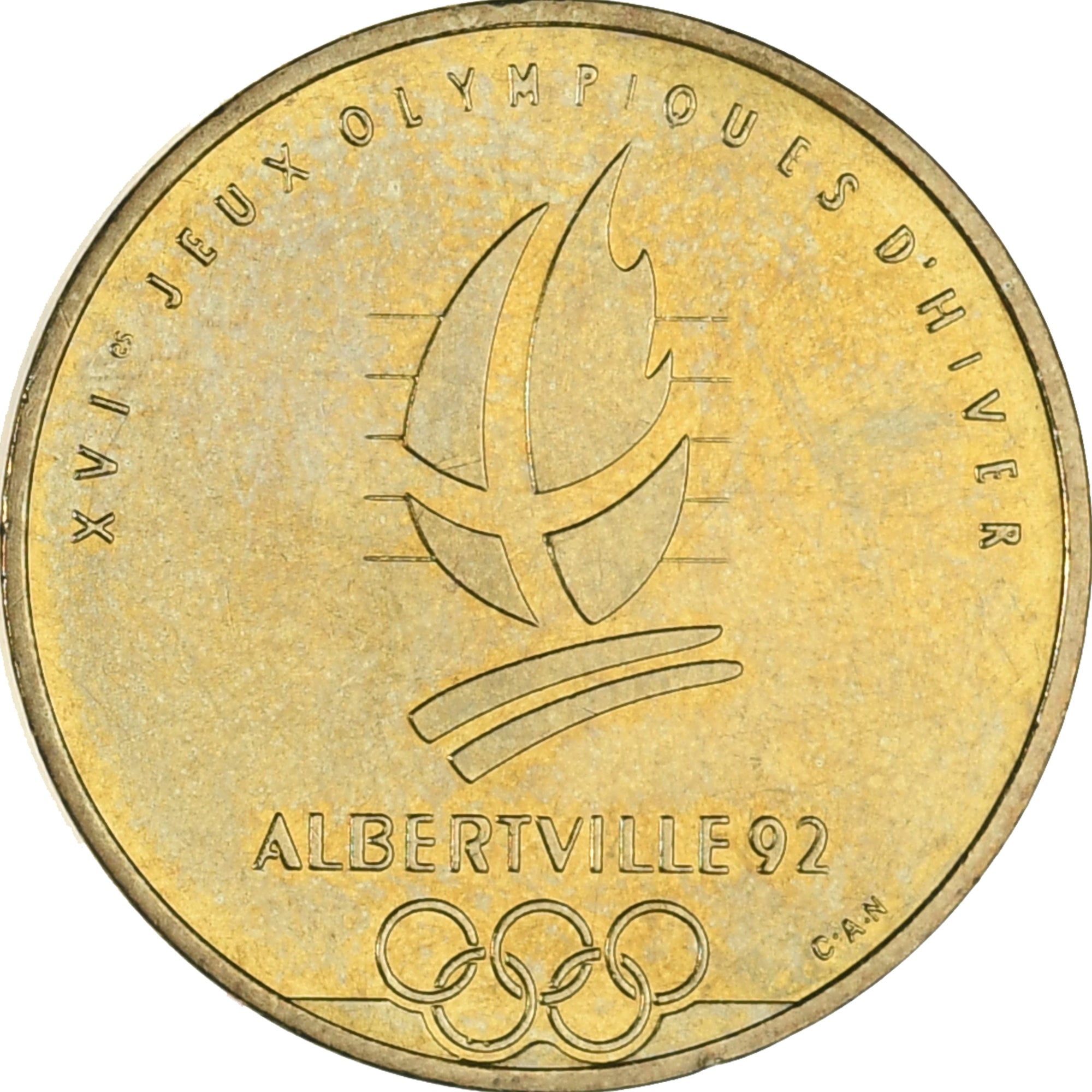 Frankreich, Medaille, XVIème Jeux Olympiques d'Hiver d'Albertville, 1992, Squaw