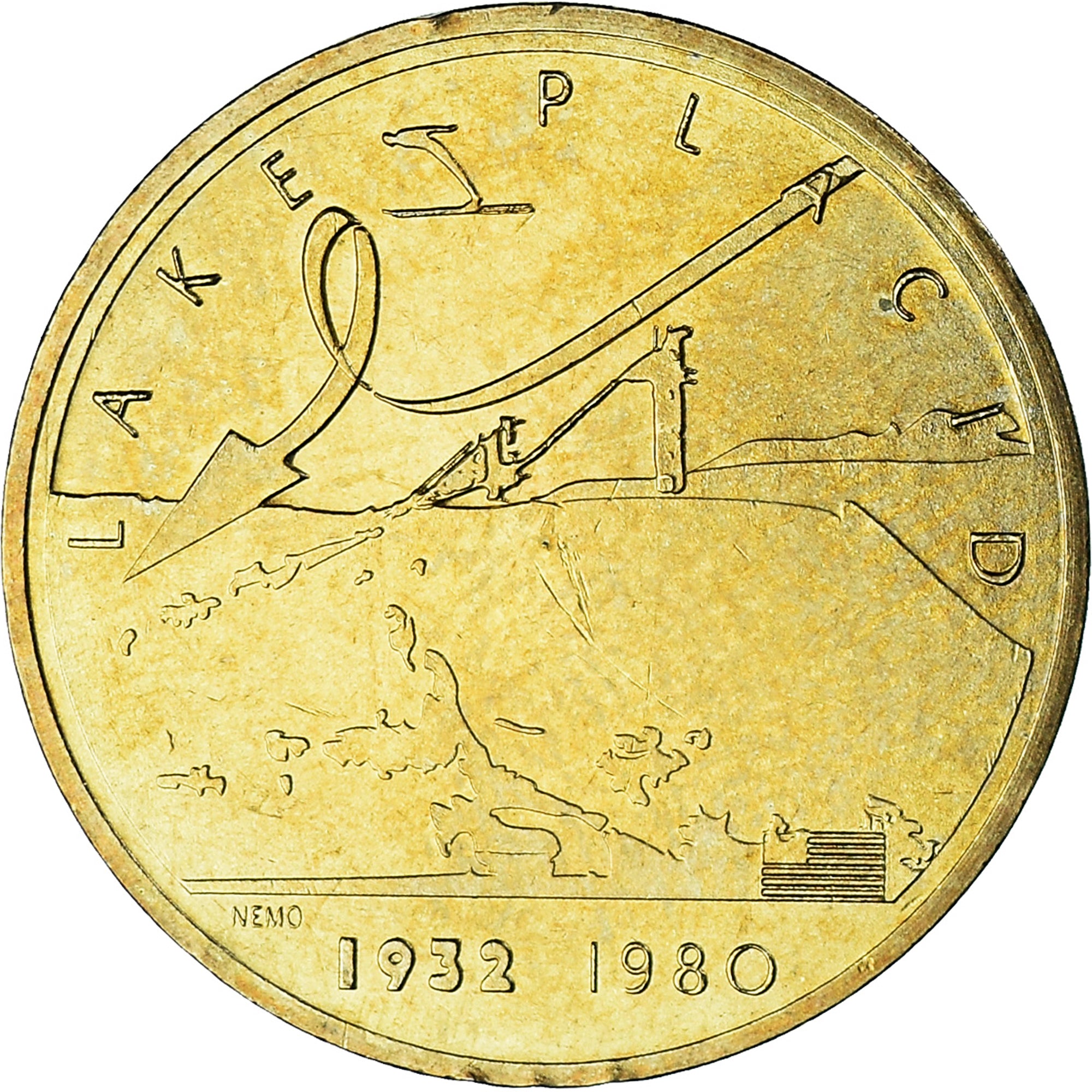 Francia, medaglia, XVIème Jeux Olympiques d'Hiver d'Albertville, 1992, Lake