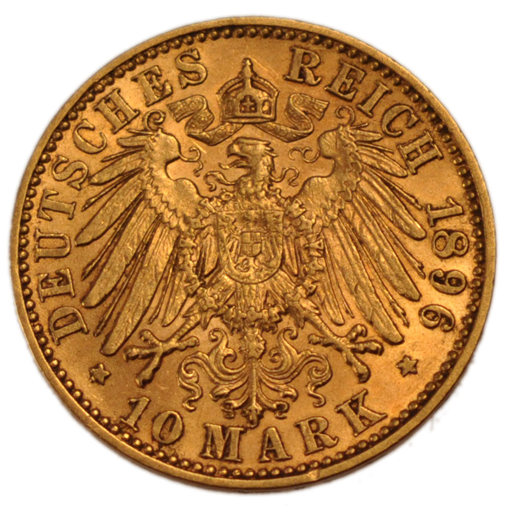 Albert, Allemagne, Saxe, 10 Mark