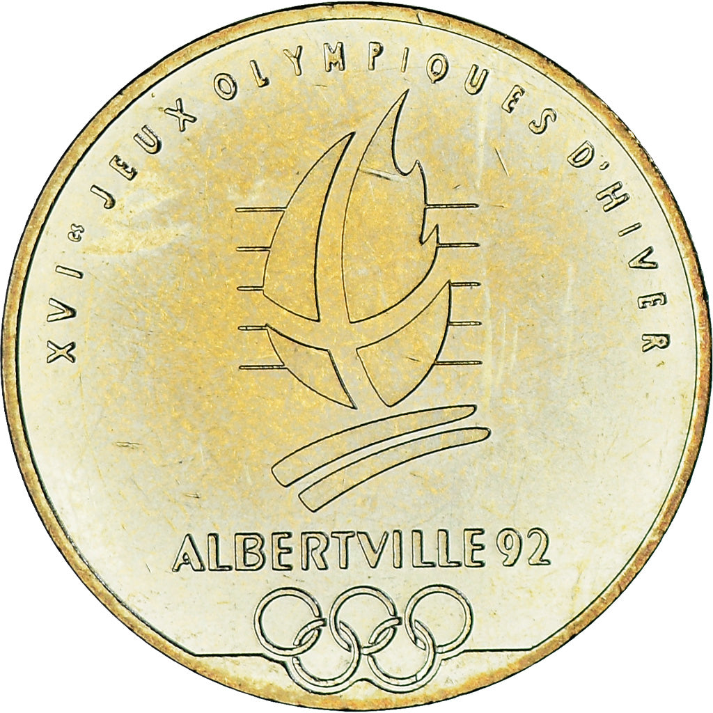 Francia, medalla, XVIème Jeux Olympiques d'Hiver d'Albertville, 1992, Chamonix