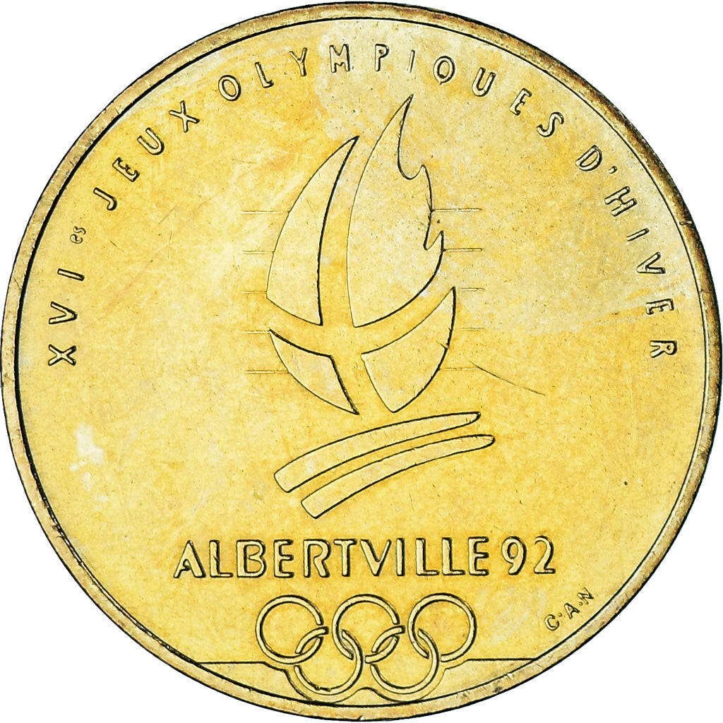 Francia, medalla, XVIème Jeux Olympiques d'Hiver d'Albertville, 1992, Saraievo