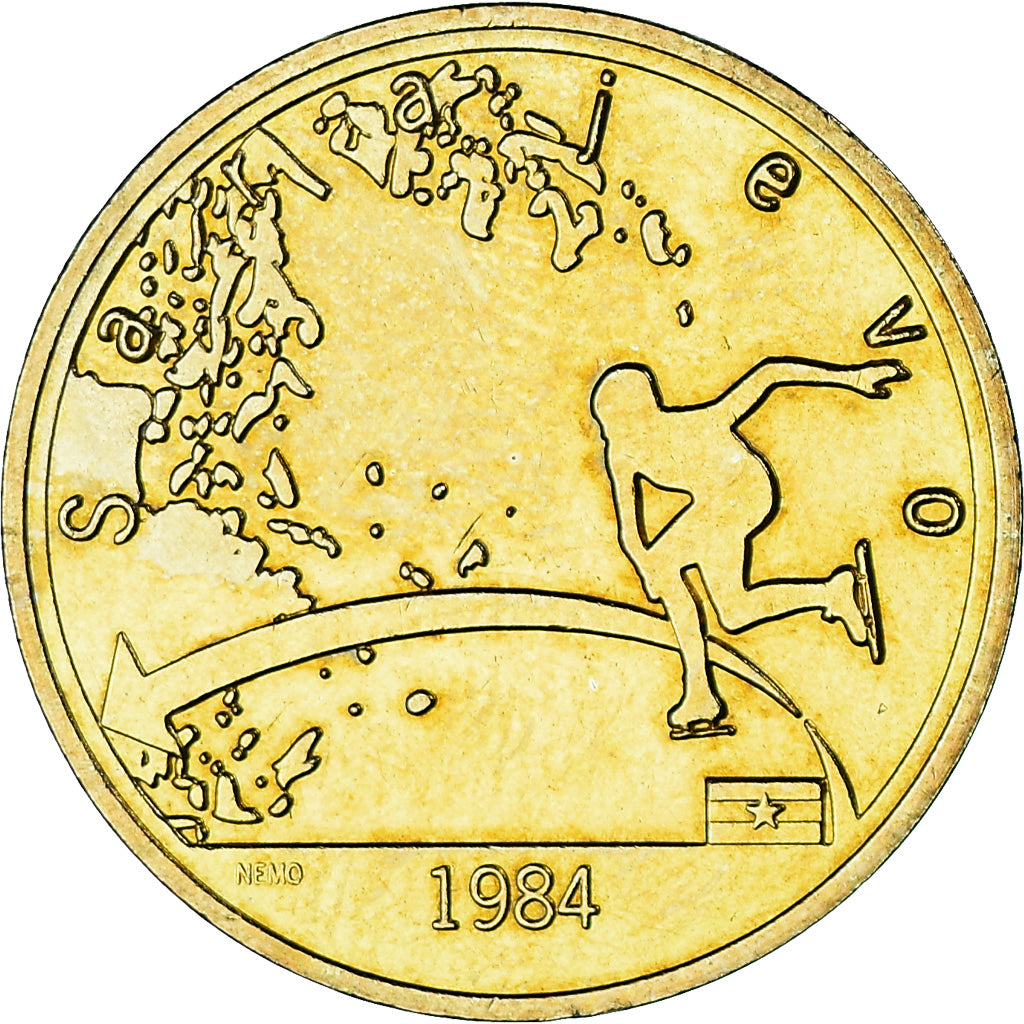 Francia, medalla, XVIème Jeux Olympiques d'Hiver d'Albertville, 1992, Saraievo