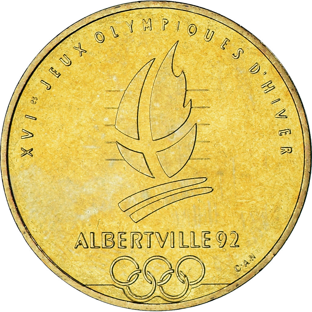 France, Medal, XVIème Jeux Olympiques d'Hiver d'Albertville, 1992, Cortina
