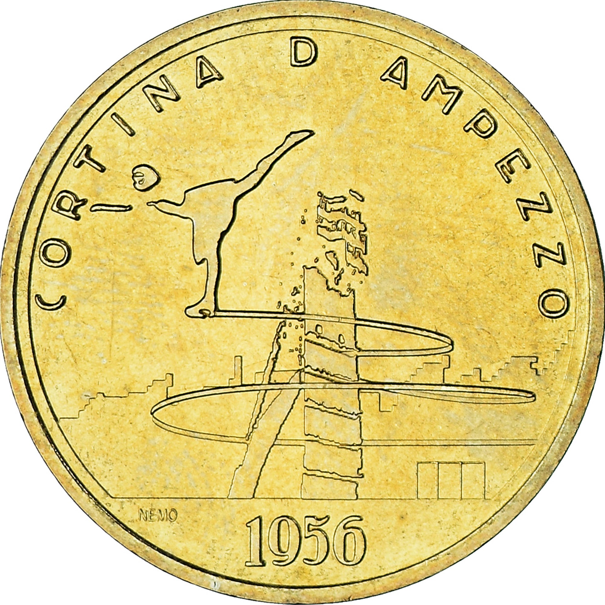 France, Medal, XVIème Jeux Olympiques d'Hiver d'Albertville, 1992, Cortina