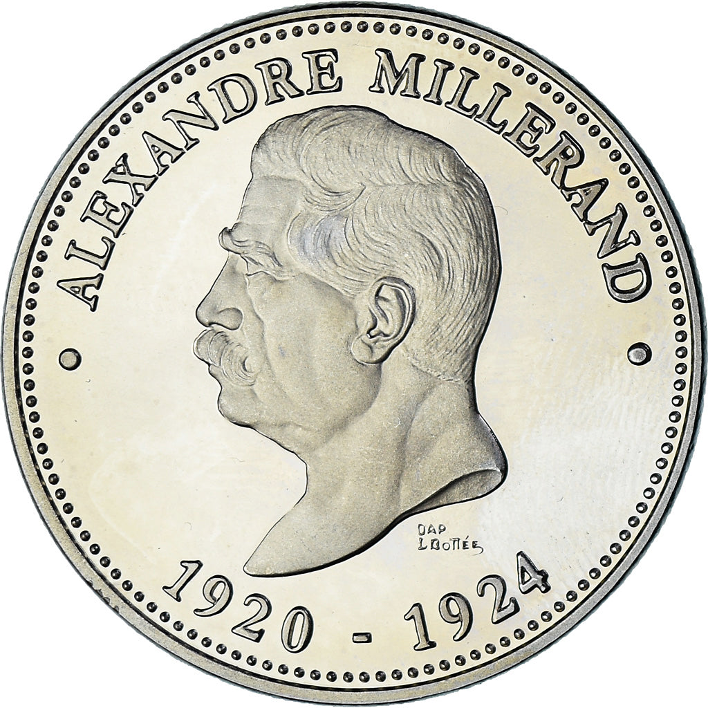 Francia, medalla, Les présidents de la République, History, XXth Century