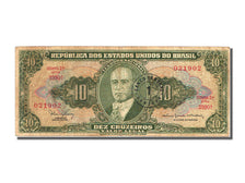 Banknote, Brazil, 10 Cruzeiros, 1950, EF(40-45)
