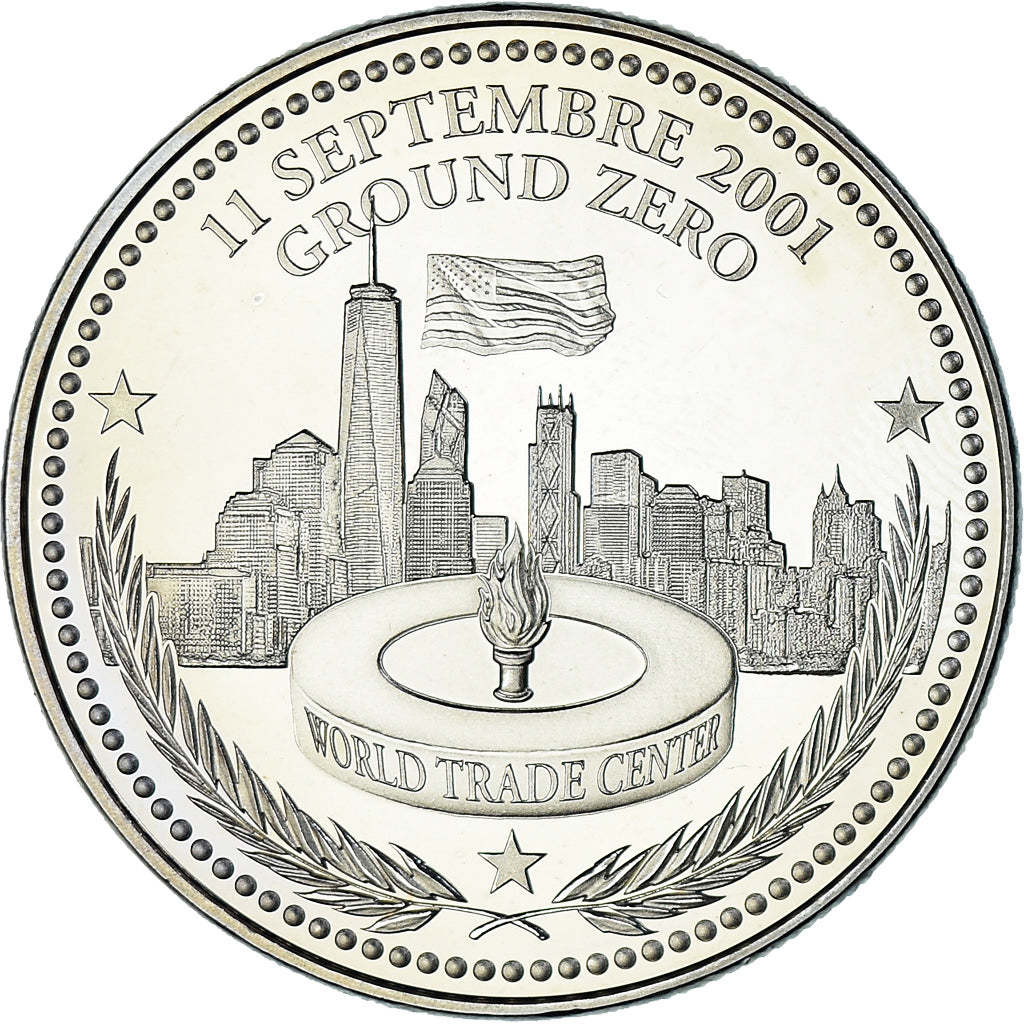 France, Médaille, World Trade Center, 11 Septembre 2001, Ground Zéro