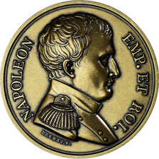 France, Médaille, Napoléon Empereur et Roi, Denon, Refrappe, SPL, Bronze