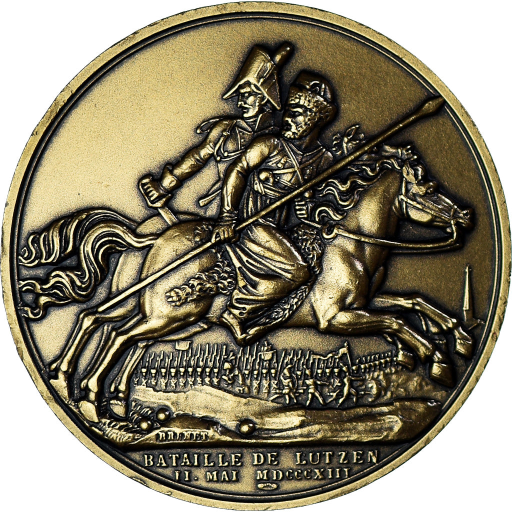 Frankrijk, Medaille, Napoléon Ier, Bataille de Lutzen, Denon, Restrike, UNC-