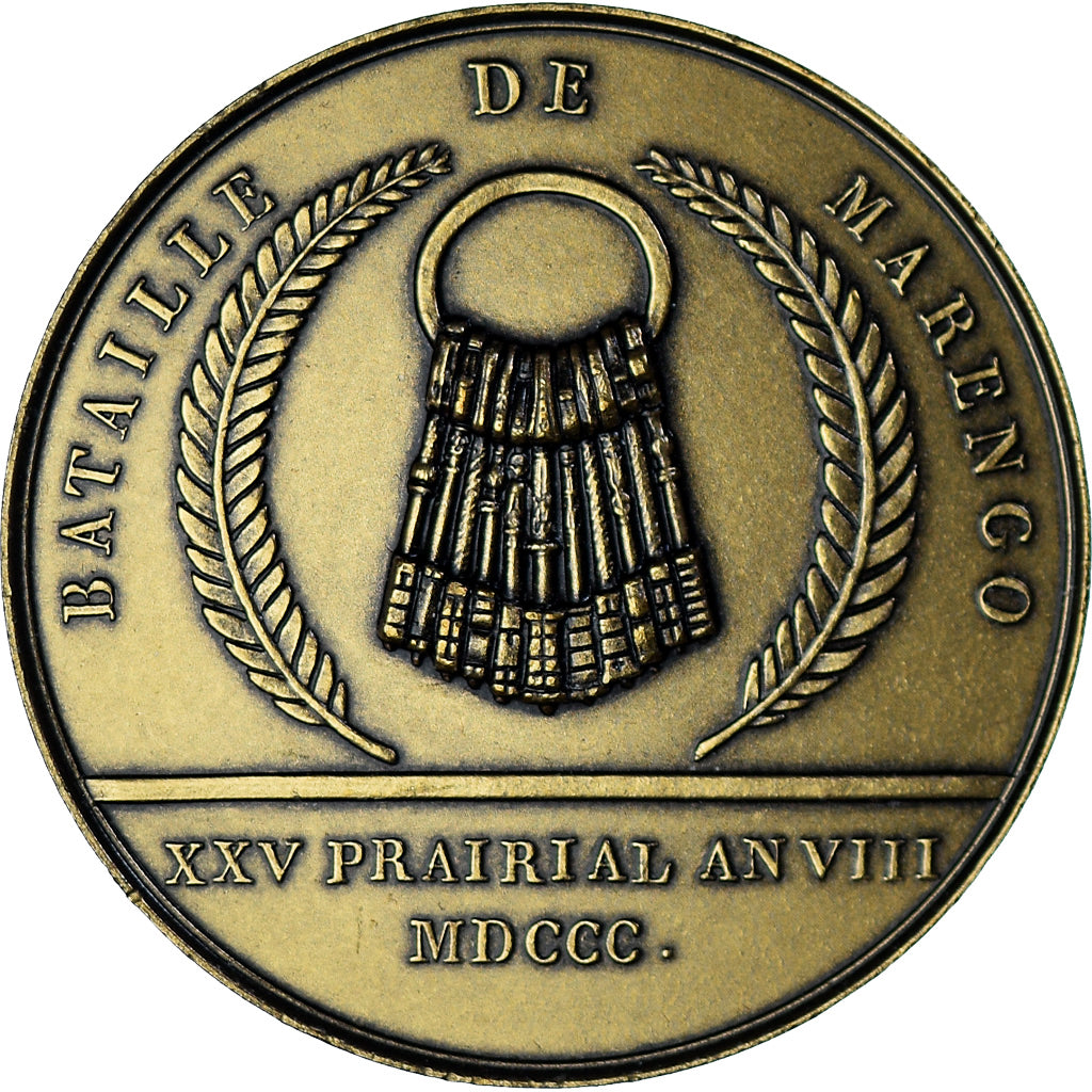 Frankrijk, Medaille, Napoleon Ier , Bataille de Marengo, Denon, Restrike, UNC-