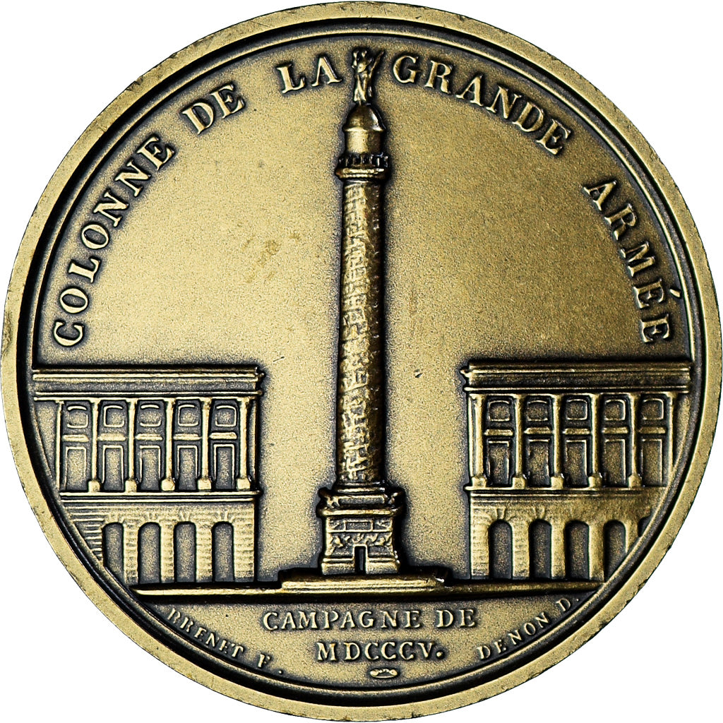Francia, medalla, Napoléon Ier, Colonne de la Grande Armée, Denon, Restrike
