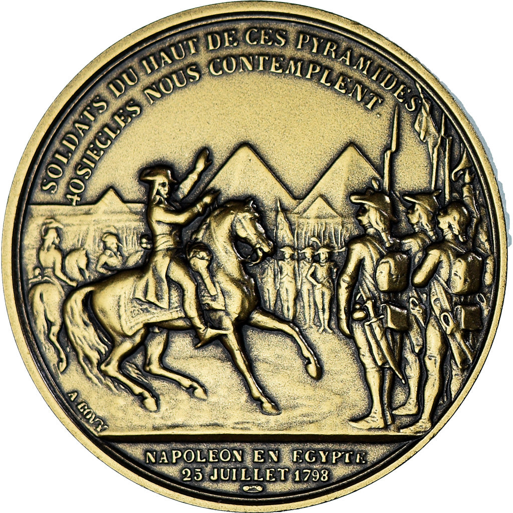 France, Medal, Napoléon en Égypte, Denon, Restrike, MS(63), Bronze