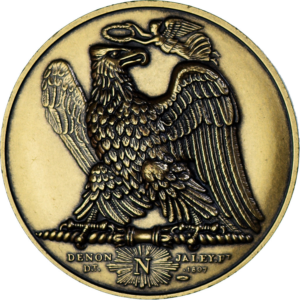 France, Medal, Napoléon en Égypte, Denon, Restrike, MS(63), Bronze