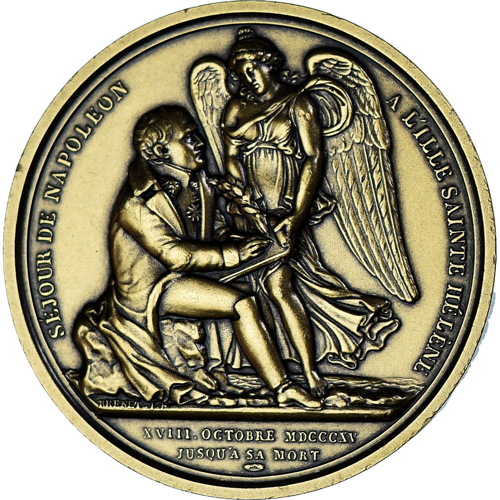 Francia, medaglia, Napoléon Ier, Séjour à l'Ille St Hélène, Denon
