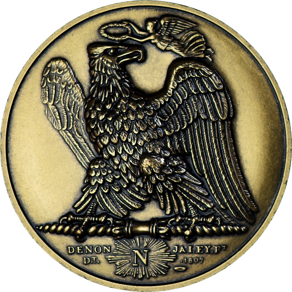 France, Medal, Napoléon Ier, Confiance et Force, Denon, Restrike, MS(63)