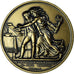 France, Medal, L'Empereur Napoléon Abdique, Denon, Restrike, MS(63), Bronze