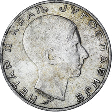 Coin, Yugoslavia, Petar II, 50 Dinara, 1938, AU(50-53), Silver, KM:24