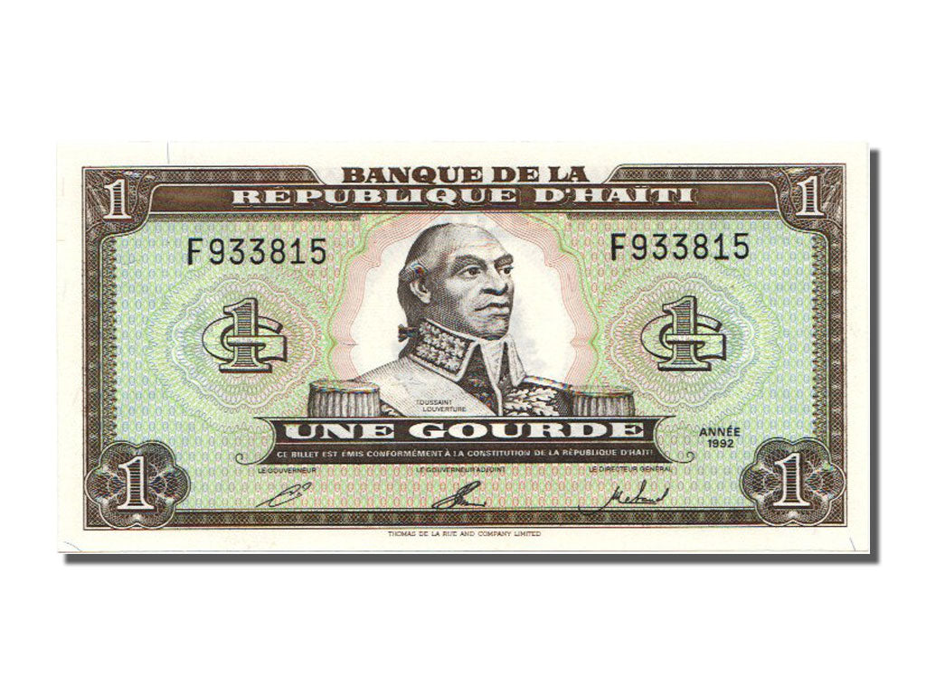 Haiti, 1 Gourde, 1992, KM #259a, UNC(65-70), F