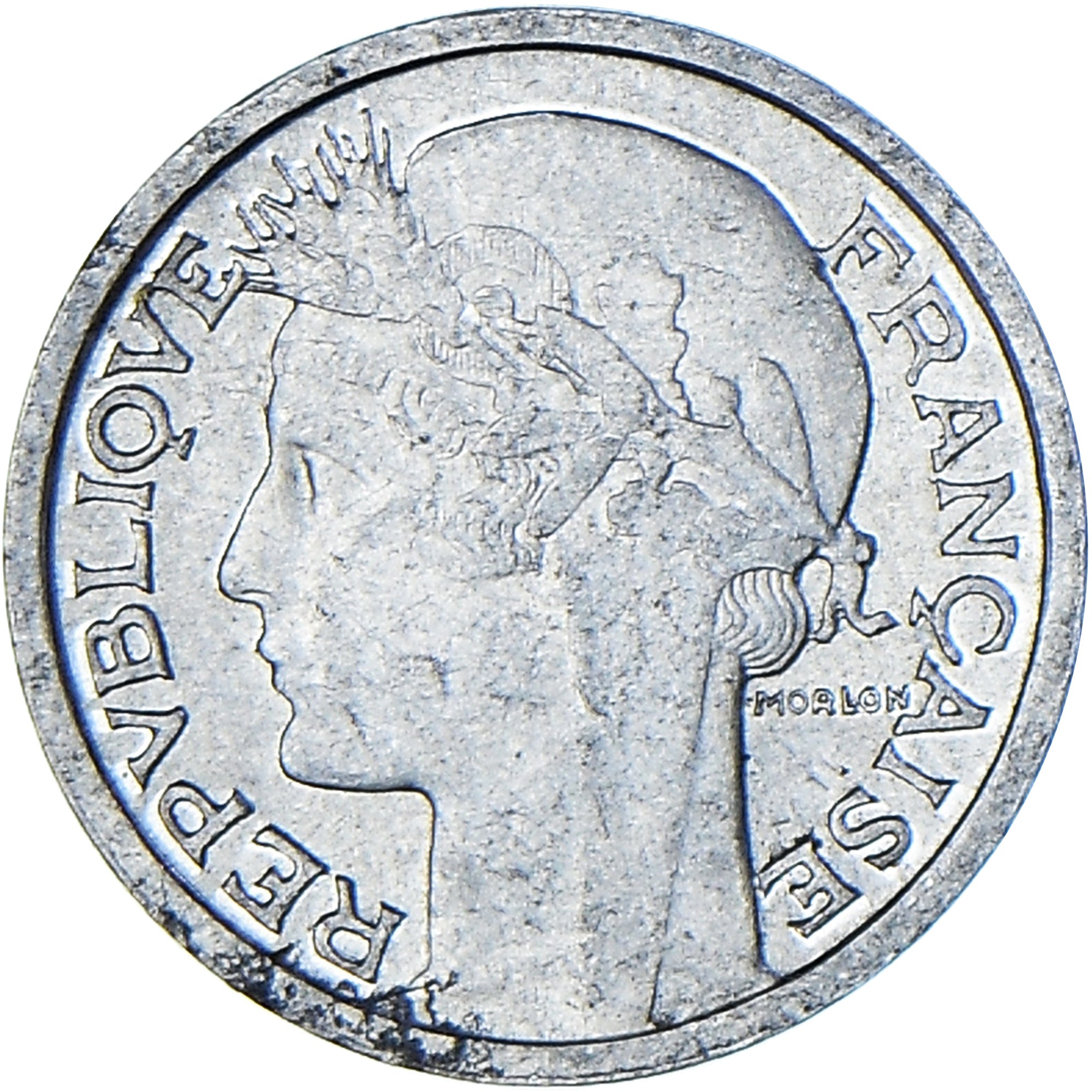 Munten, Frankrijk, Morlon, 50 Centimes, 1945, Beaumont - Le Roger, PR