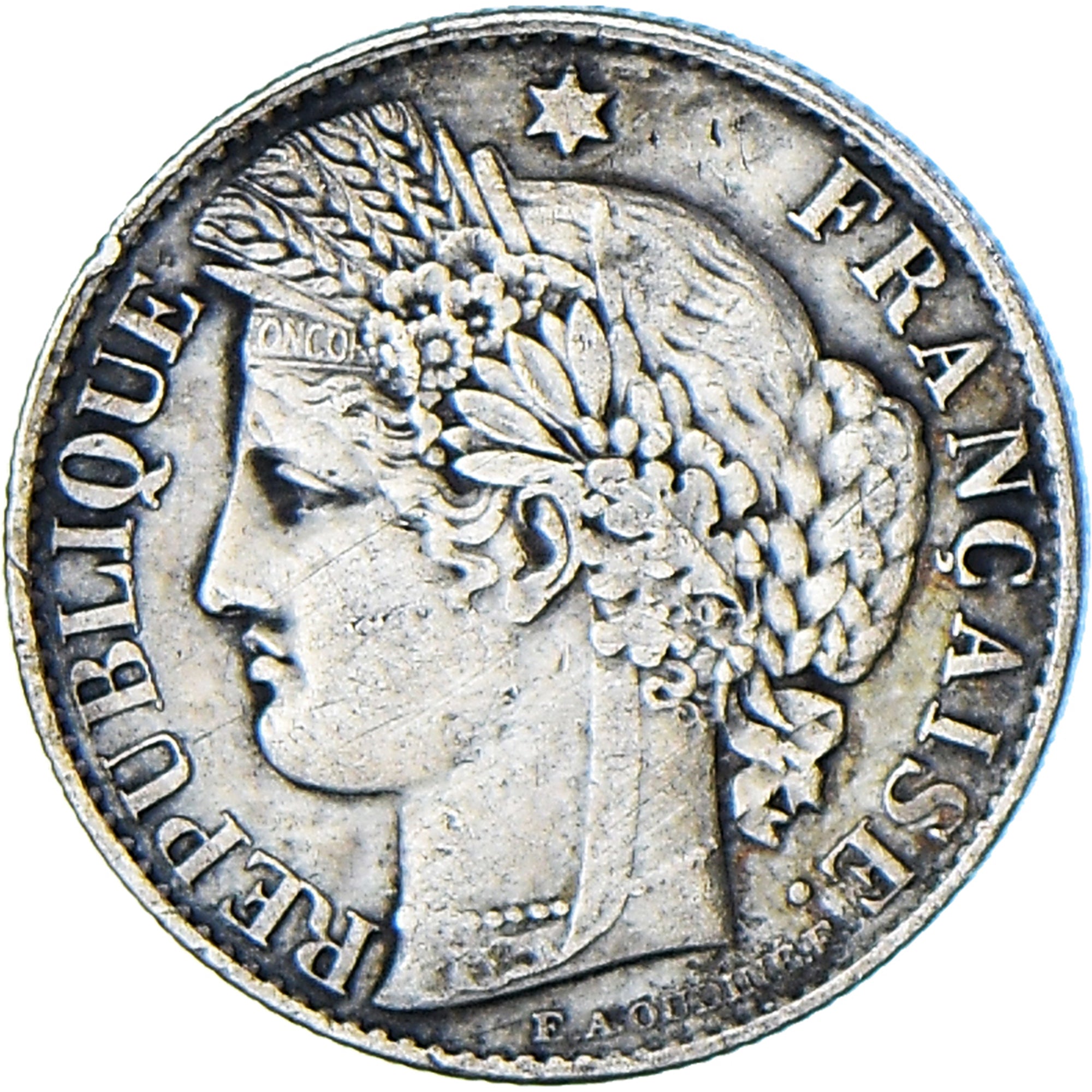 Monnaie, France, Cérès, 50 Centimes, 1882, Paris, TTB, Argent, Gadoury:419a