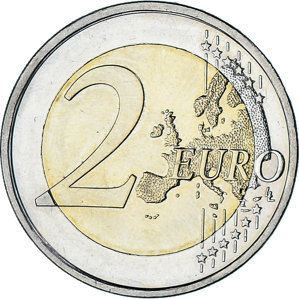 Monnaie, Chypre, 2 Euro, 2008, SUP, Bimétallique, KM:85