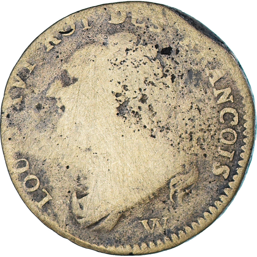 Moeda, França, 12 deniers françois, 12 Deniers, 1792 / AN 4, Lille, VG(8-10)