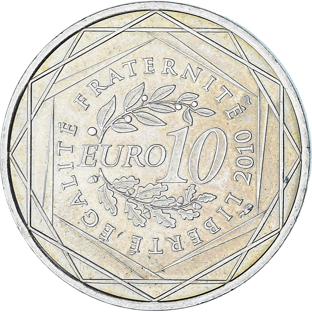 Coin, France, 10 Euro, 2010, Paris, MS(63), Silver, KM:1668