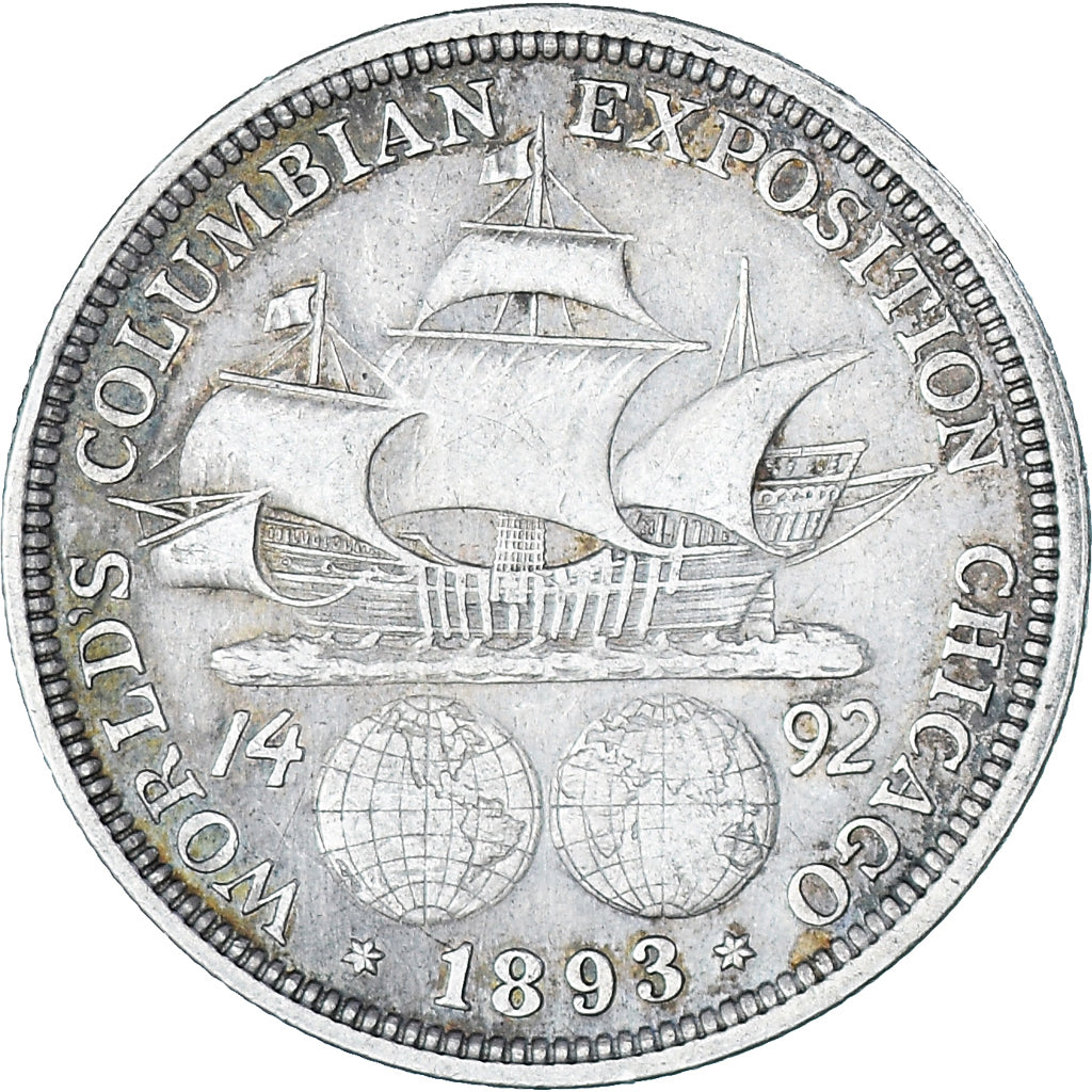 Coin, United States, Half Dollar, 1893, U.S. Mint, Philadelphia, VF(30-35)