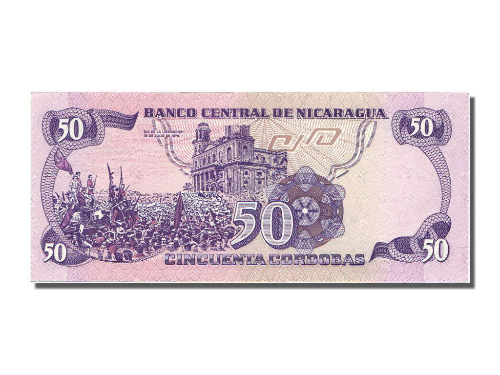 Nicaragua, 50 Córdobas, 1979, KM #136, UNC(65-70), E