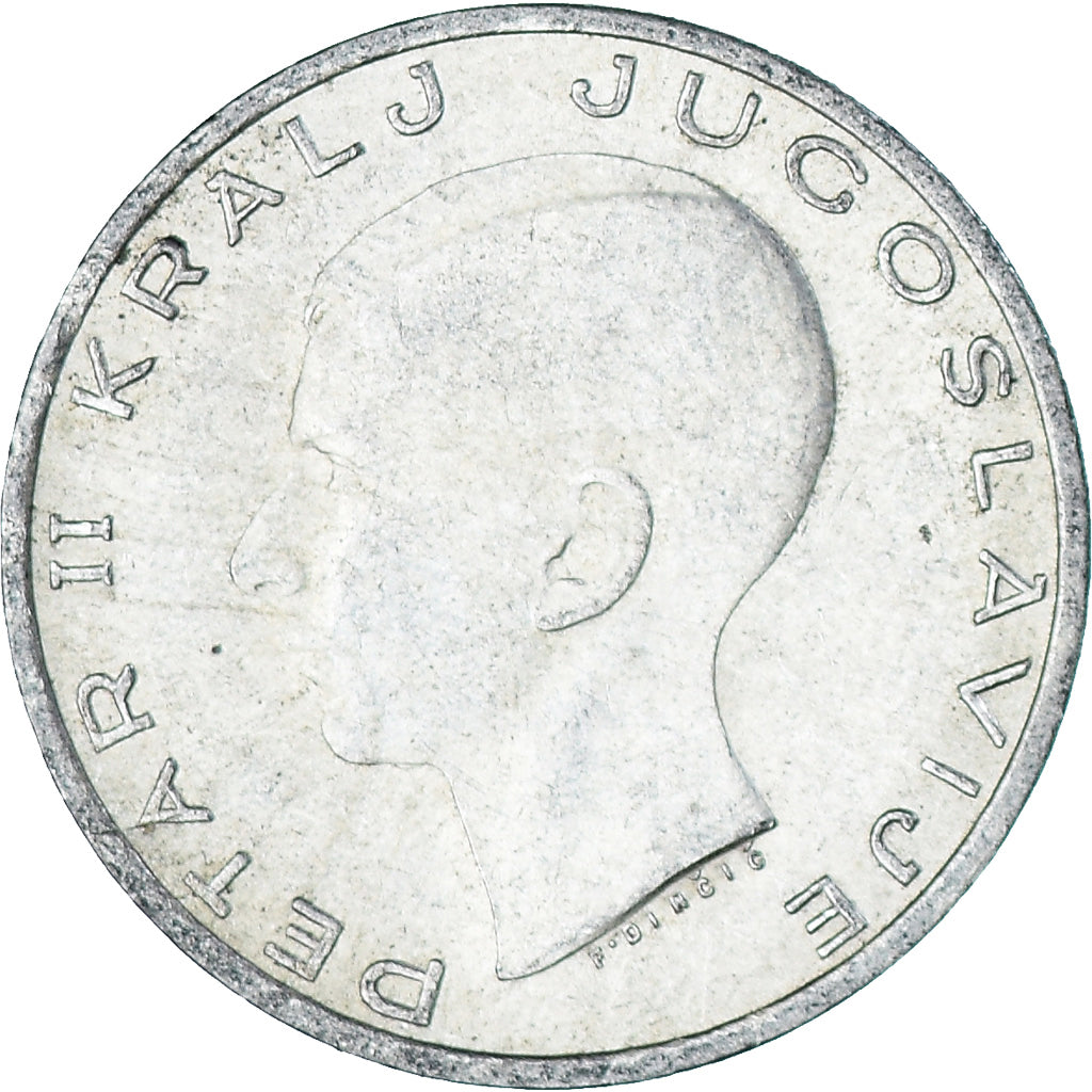 Coin, Yugoslavia, Petar II, 20 Dinara, 1938, AU(55-58), Silver, KM:23