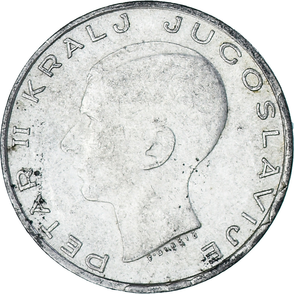Coin, Yugoslavia, Petar II, 20 Dinara, 1938, AU(55-58), Silver, KM:23