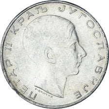 Coin, Yugoslavia, Petar II, 50 Dinara, 1938, AU(55-58), Silver, KM:24