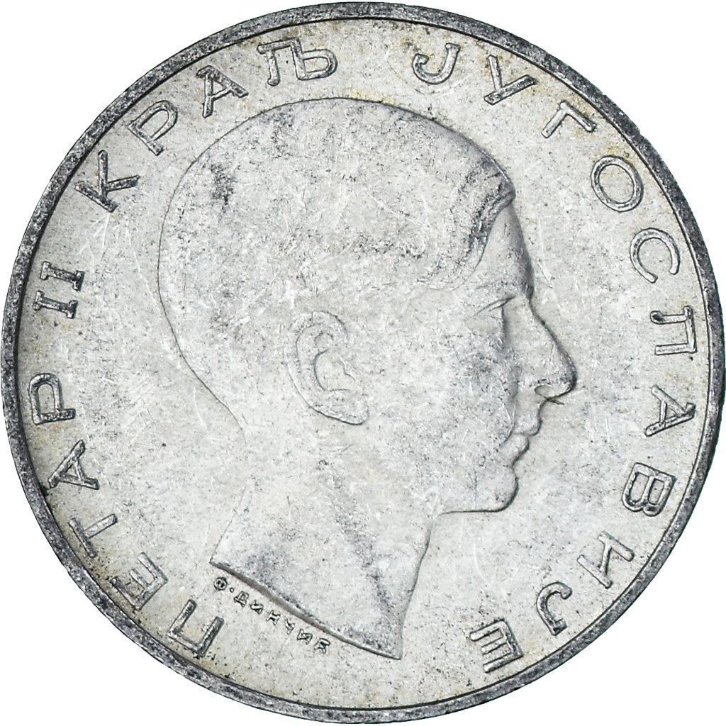 Monnaie, Yougoslavie, Petar II, 50 Dinara, 1938, SUP, Argent, KM:24