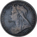 Coin, Great Britain, Victoria, Penny, 1900, VF(20-25), Bronze, KM:790