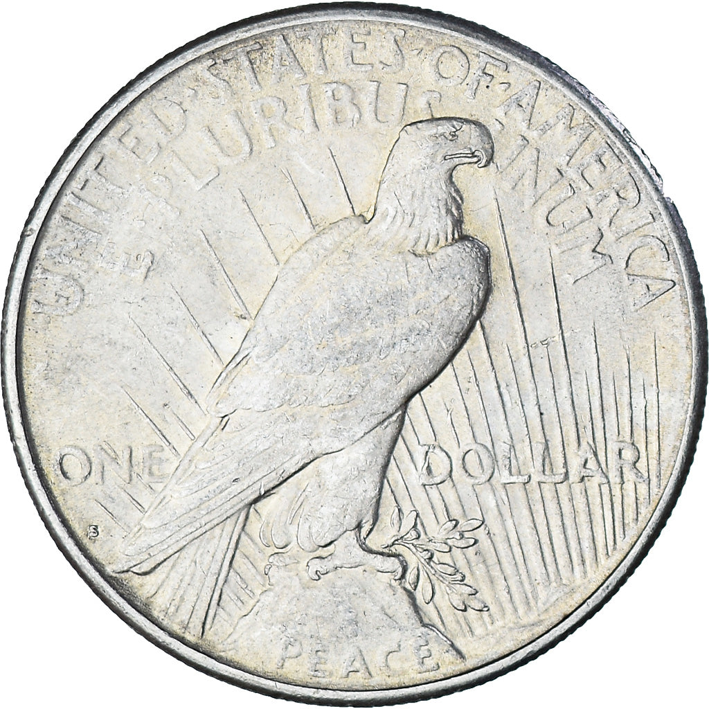 Coin, United States, Peace Dollar, Dollar, 1922, U.S. Mint, San Francisco