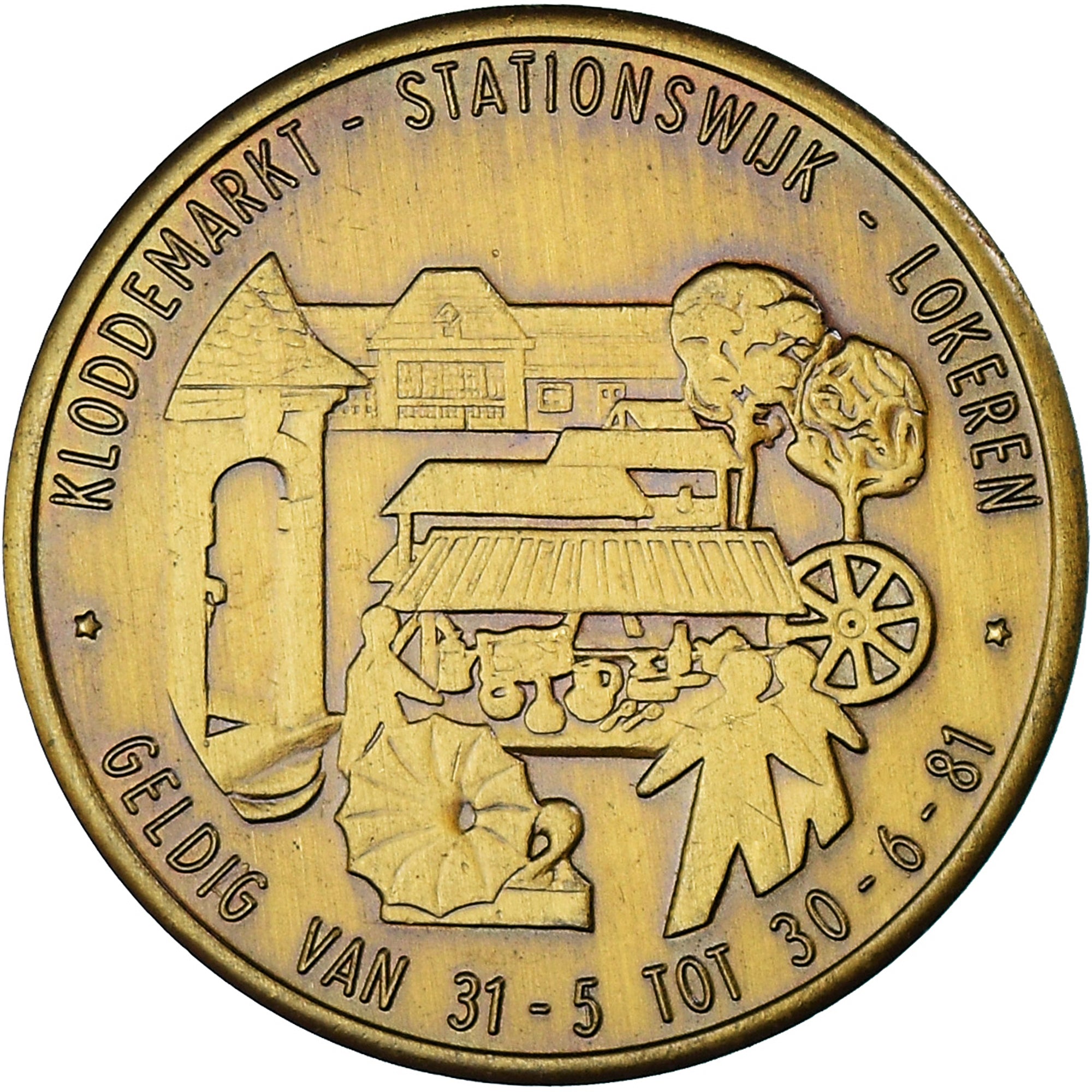 België, Token, 1981, PR, Bronzen