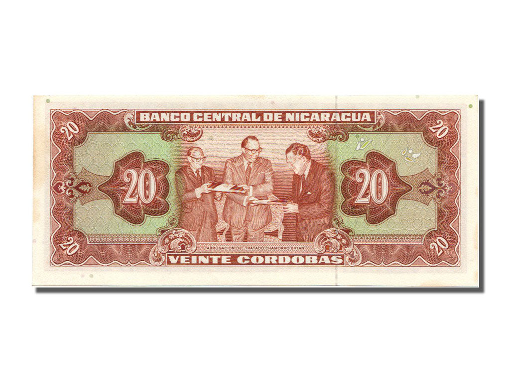 Nicaragua, 20 Córdobas, 1978, KM #129, UNC(65-70), D