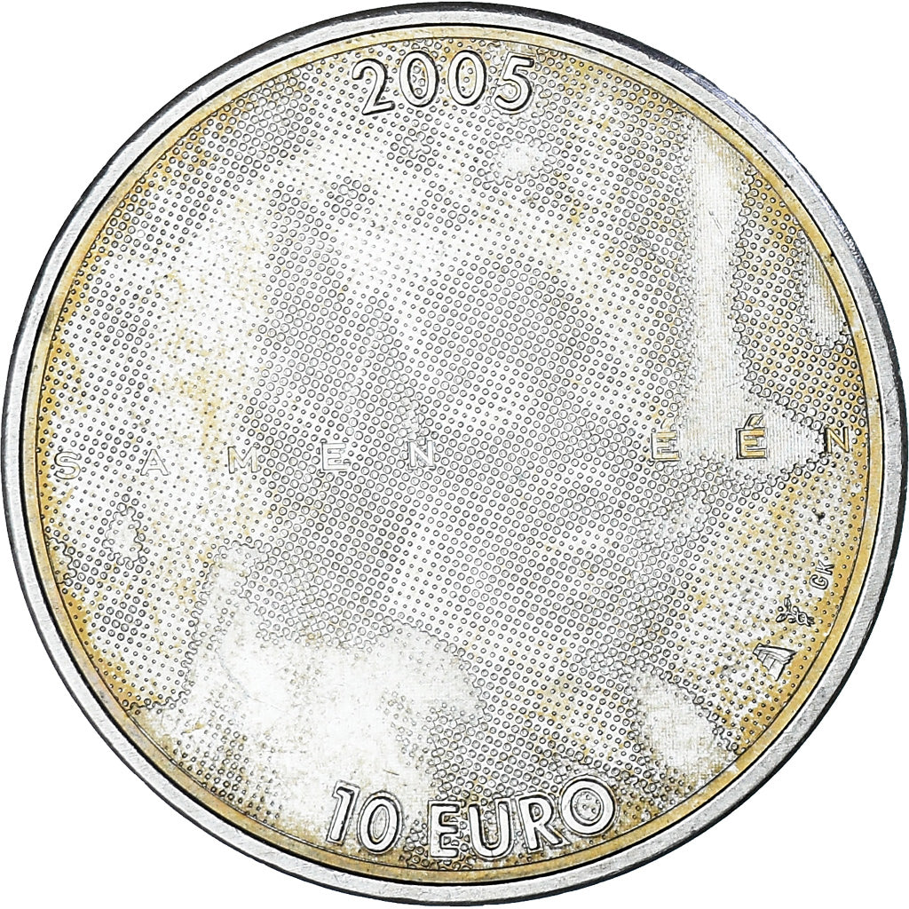 Munten, Nederland, Beatrix, 10 Euro, 2005, Utrecht, ZF, Zilver, KM:261