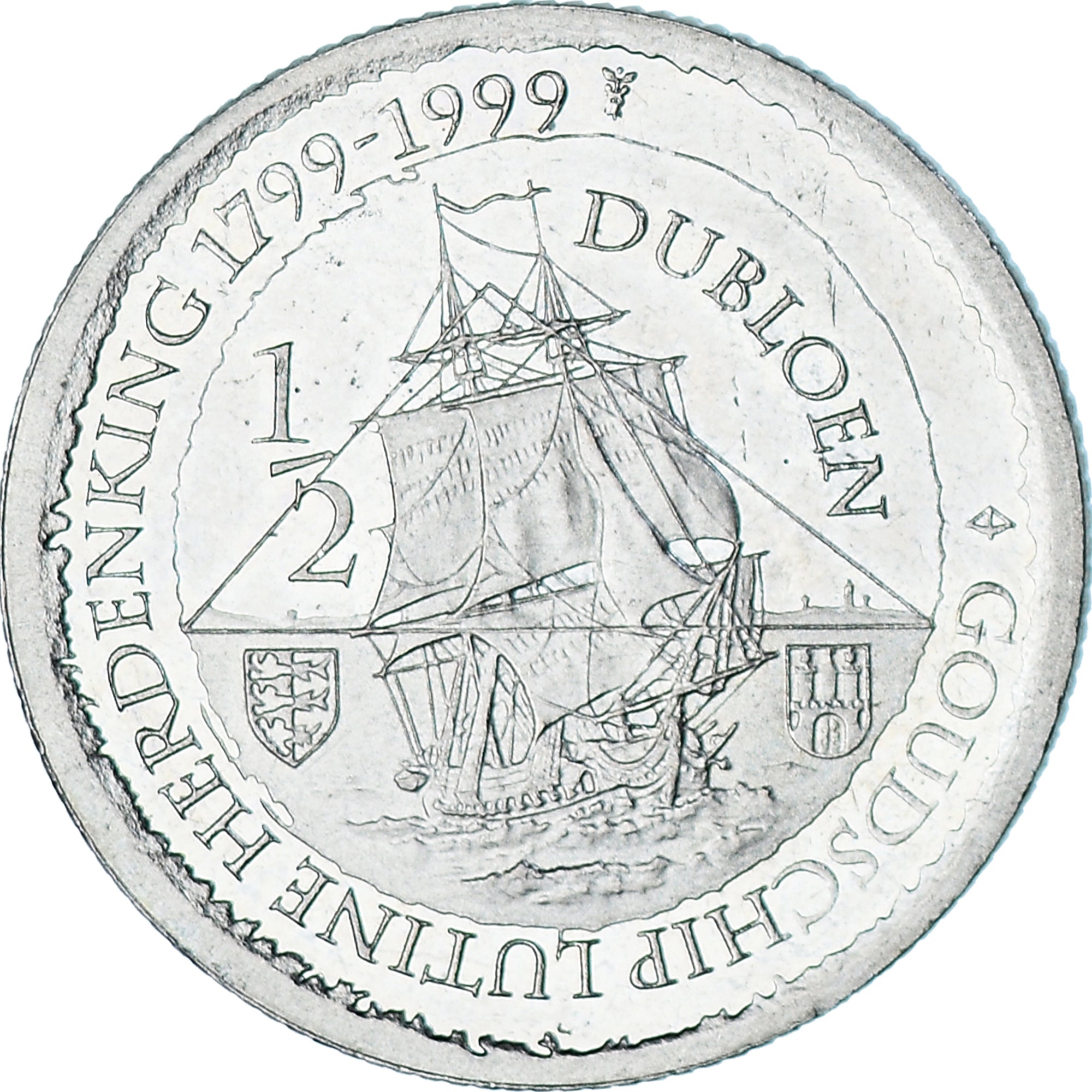 Países Bajos, zeton, EBC, Cobre - níquel