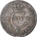 Coin, Sweden, Carl XIV Johan, 1/2 Skilling, 1822, VF(20-25), Copper, KM:596