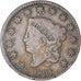 Coin, United States, Coronet Cent, Cent, 1831, U.S. Mint, Philadelphia