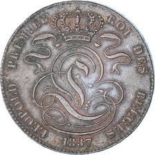 Coin, Belgium, Leopold I, 5 Centimes, 1837, EF(40-45), Copper, KM:5.1