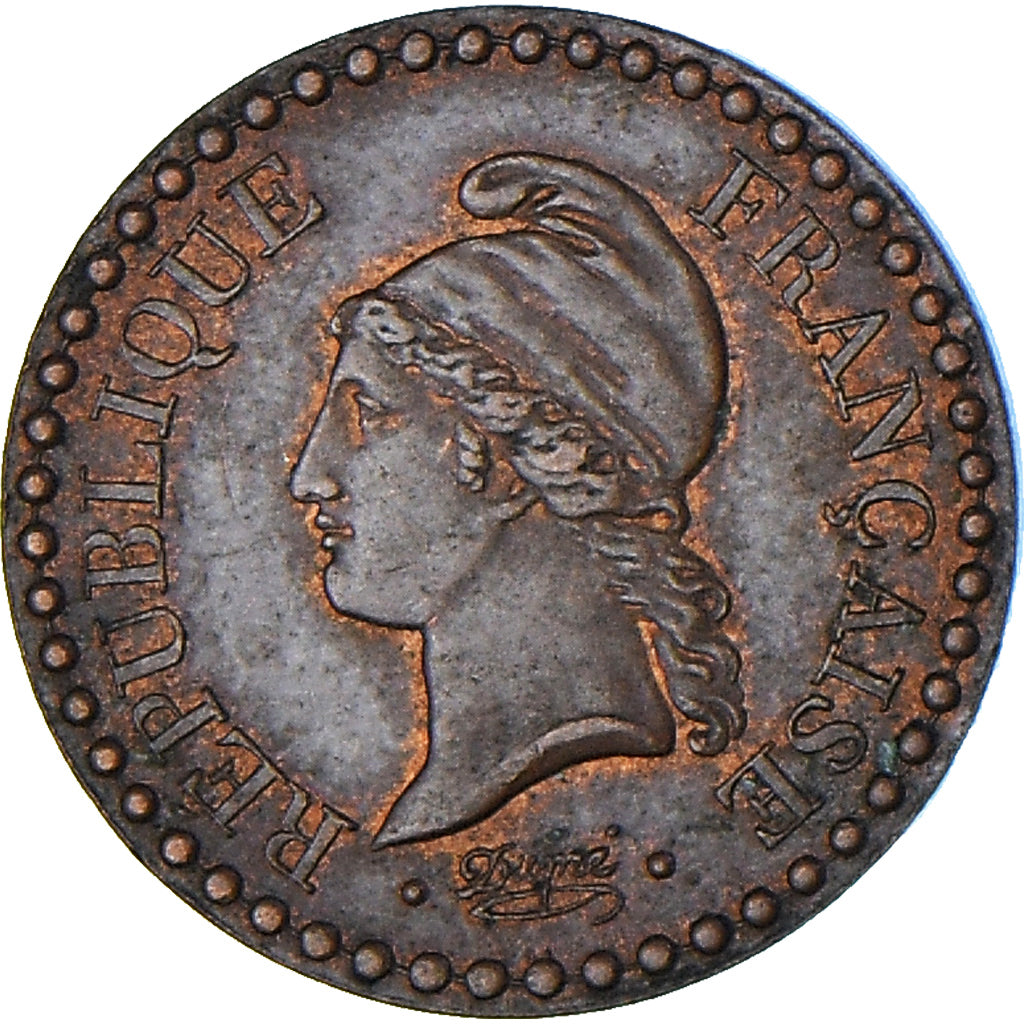 Moneta, Francia, Dupré, Centime, 1848, Paris, BB+, Bronzo, KM:754