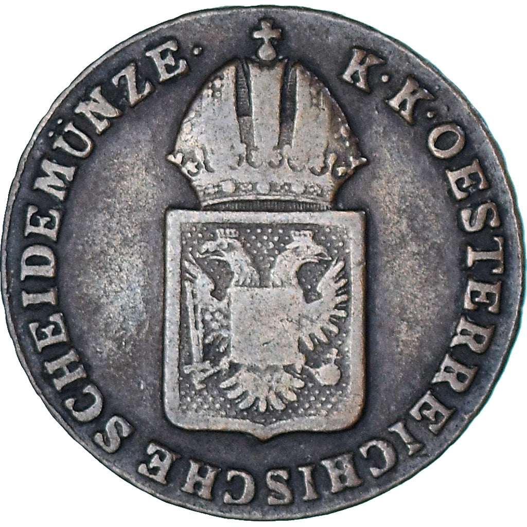 Moneta, Austria, Franz II (I), 1/2 Kreuzer, 1816, BB+, Rame, KM:2110