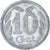 Moneta, Francia, 10 Centimes, 1921, BB, Alluminio