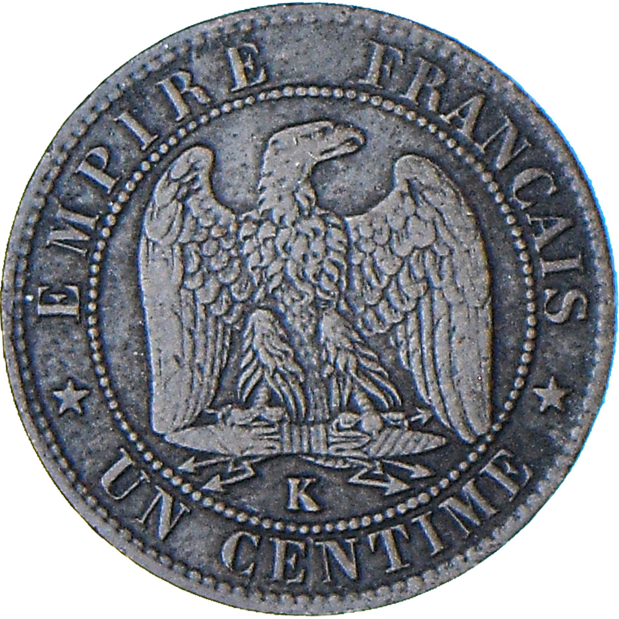 Monnaie, France, Napoleon III, Napoléon III, Centime, 1862, Bordeaux, TTB