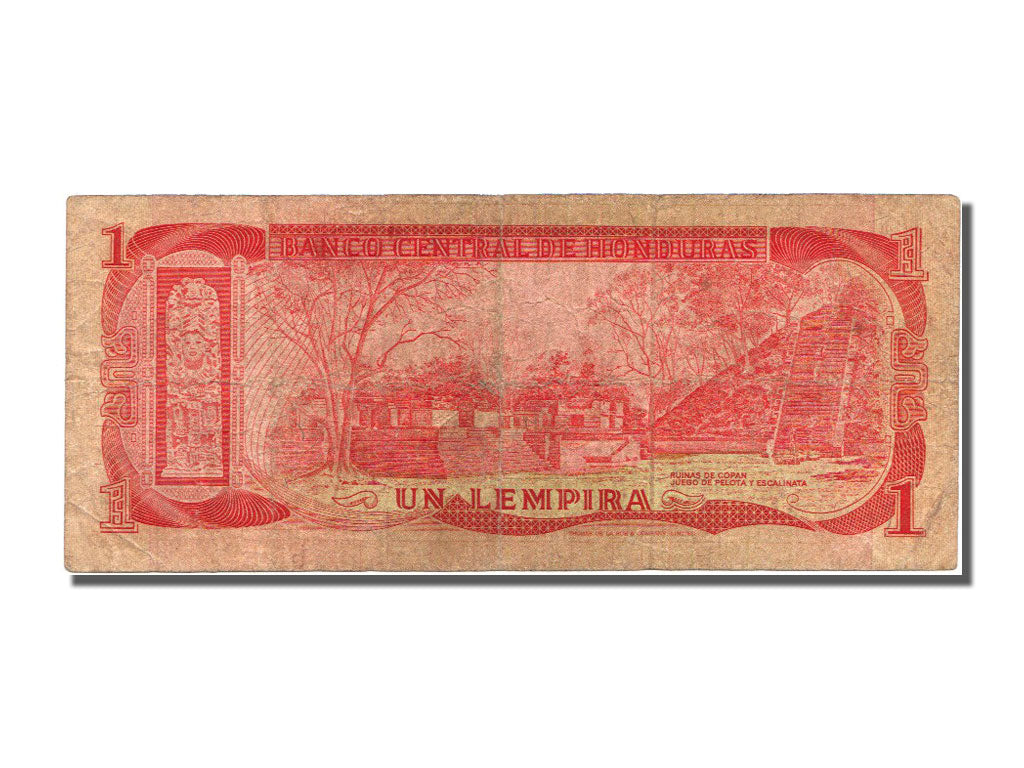 Honduras, 1 Lempira, 1974, KM #58, 1974-03-11, VF(30-35), BA