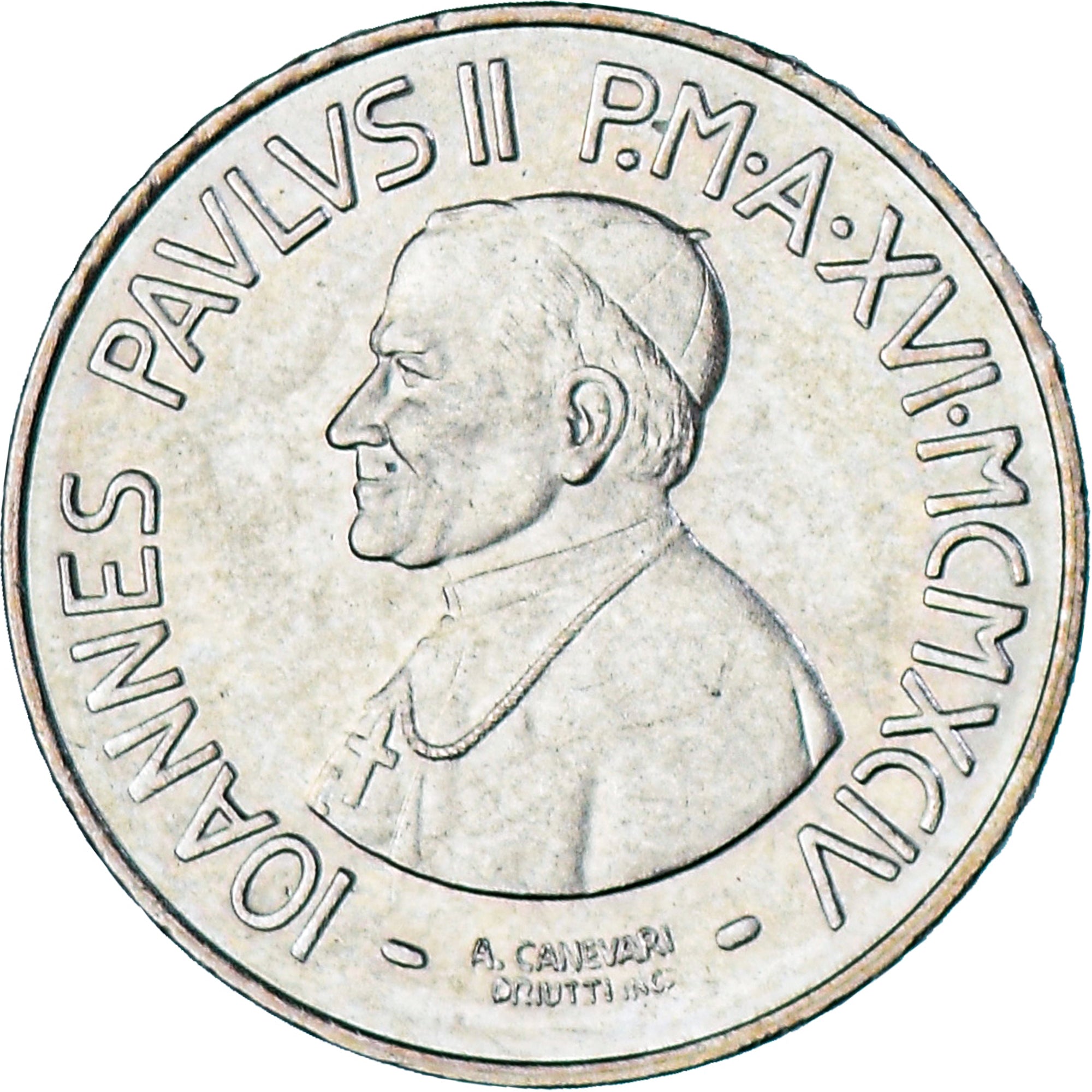 Coin, VATICAN CITY, John Paul II, 100 Lire, 1994, AU(55-58), Copper-nickel